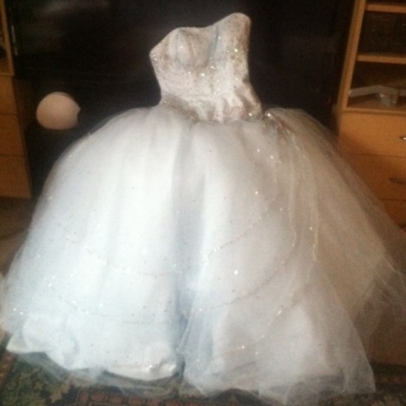 👑💙blue Cinderella prom dress💙👑