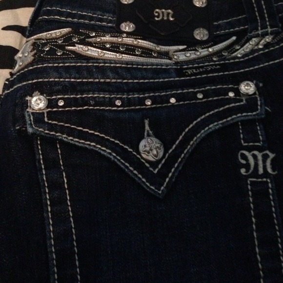 Boot cut blue denim jeans - Picture 4 of 4