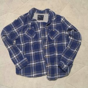 Blue plaid flannel! Womens flannel super soft!