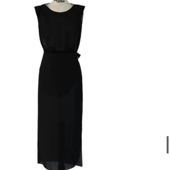 Black maxi long dress - Picture 2 of 4