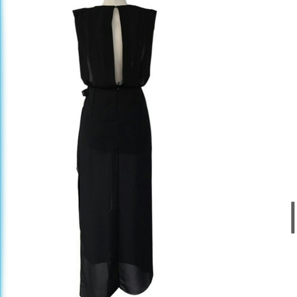 Black maxi long dress - Picture 3 of 4