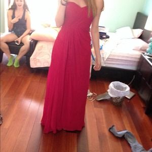 HOLD---RED PROM DRESS