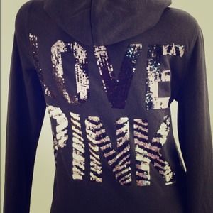 Victoria Secret Bling Zip-Up