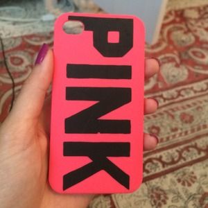 Pink phone case