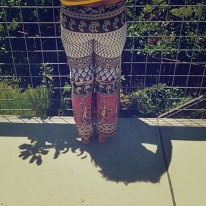Bohemian patterned pants