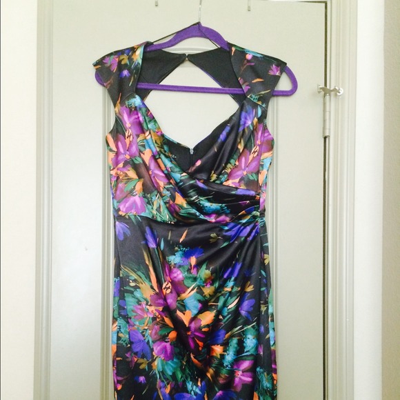 Kimono inspired cocktail dress