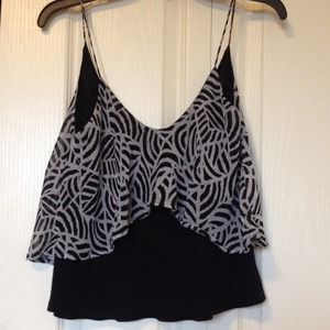 Sparkle & Fade Geometric Flowy Tank