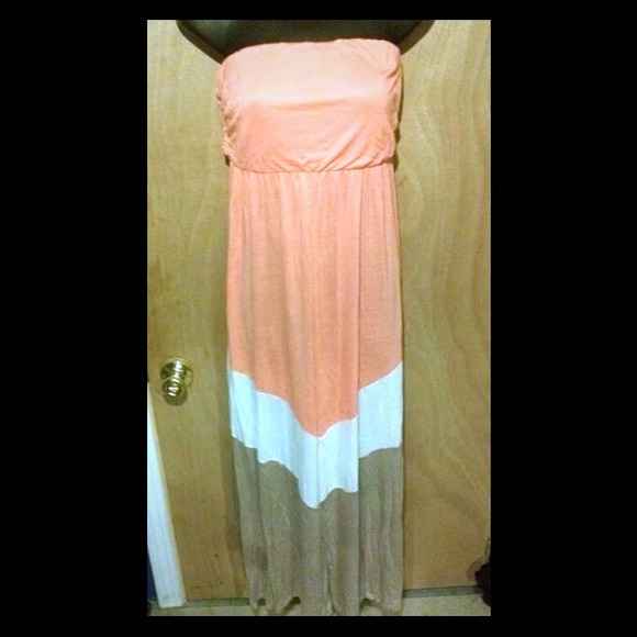 Chevron Maxi Dress