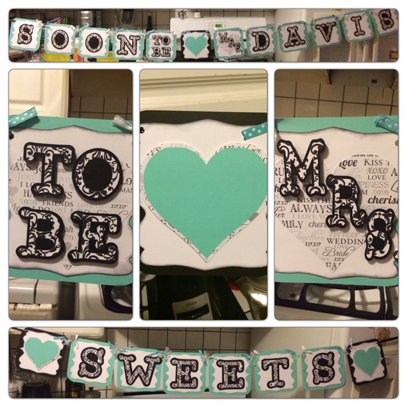 Bridal shower banner. Made upon order. - Picture 1 of 4