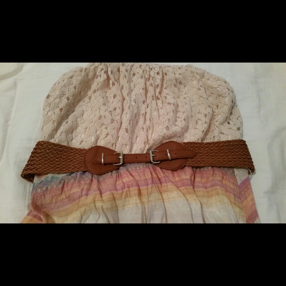 Strapless dress