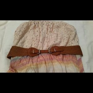 Strapless dress