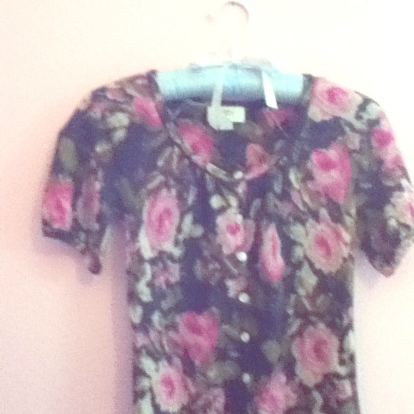 Anne Taylor Floral Cardigan