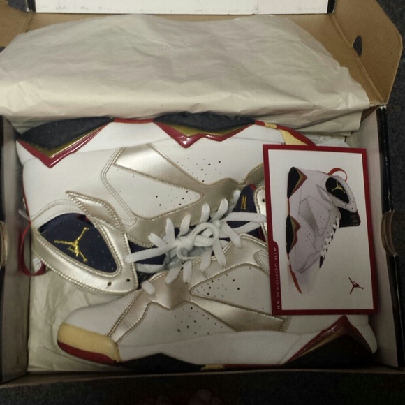 AIR JORDAN OLYMPIC 7S 2004 SIZE 8.5 - Picture 2 of 4