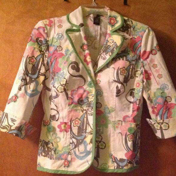 Sassy blazer with a splash of funky!