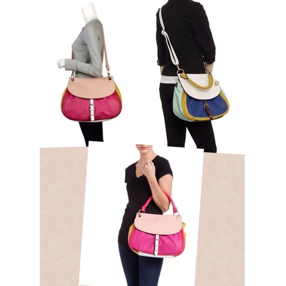 Big Buddha Color Block Satchel