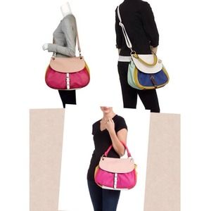 Big Buddha Color Block Satchel