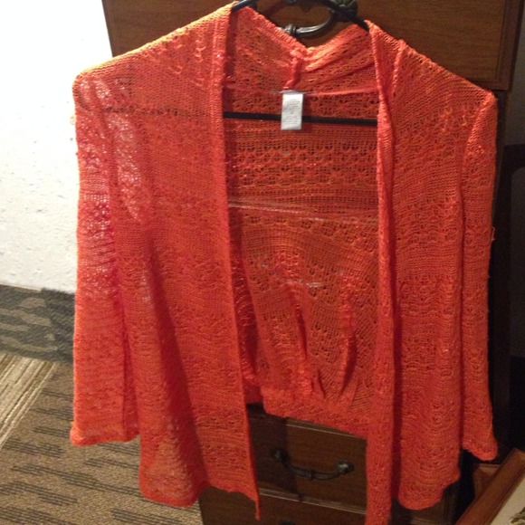 Coral sweater