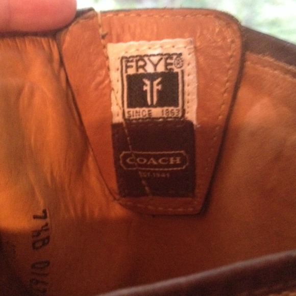 Frye for Coach signature boots - Picture 3 of 4