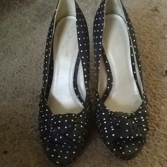 Blue & White Polka Dots