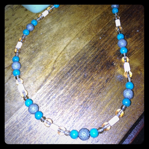 Homemade beaded necklace