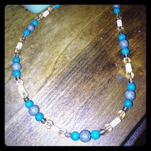 Homemade beaded necklace