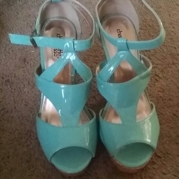 Baby Blue Wedges