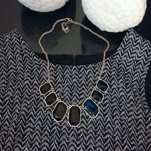 Black & Gold Statement Necklace