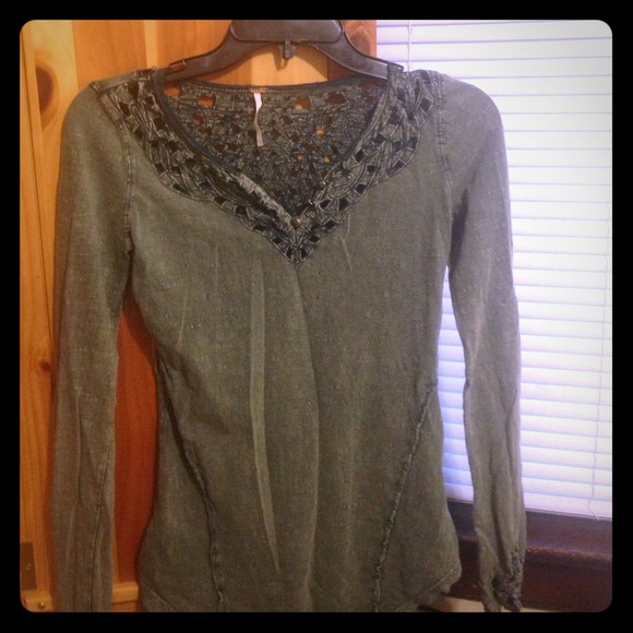 Free people shirt long sleeves