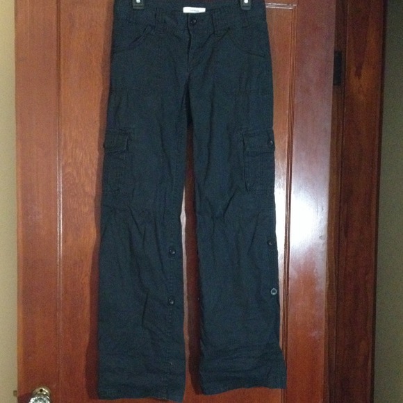 Express Black Cargo Pants