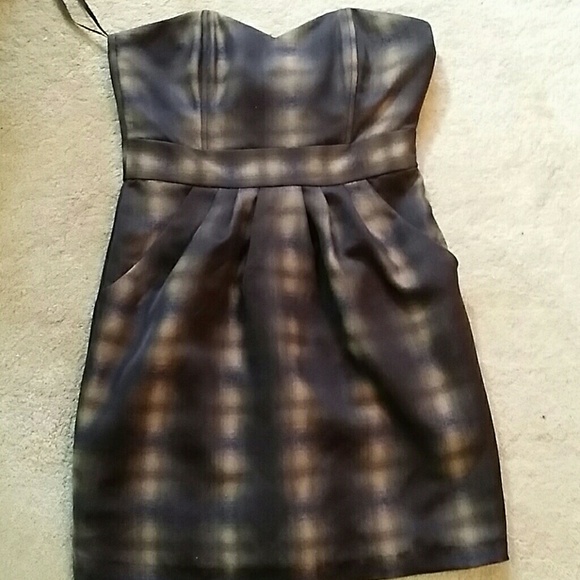 HM strapless dress