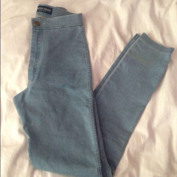 American apparel easy jean medium wash indigo