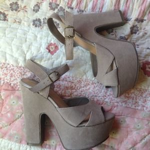 Grey Urban Outfitters Heels