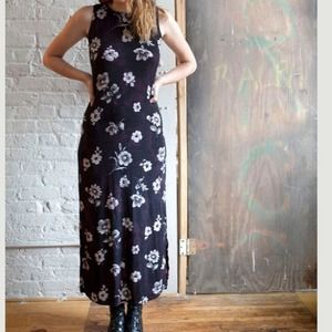 SOLD Vintage Grunge Floral Maxi dress
