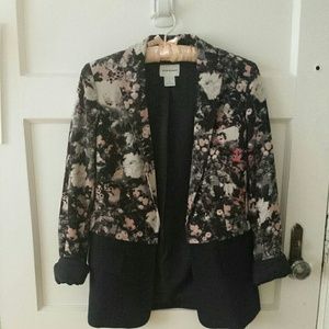 Club Monaco floral print blazer
