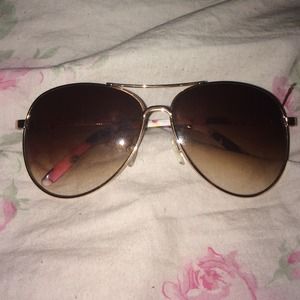Floral aviator sunglasses