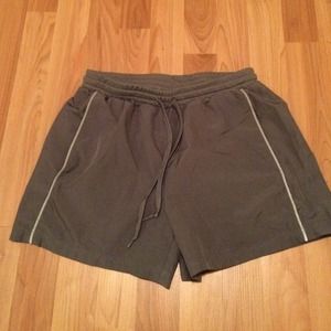 Gray athletic shorts