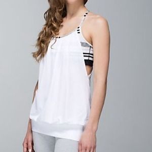Lululemon "No Limits Tank" in white