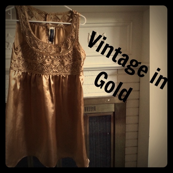 Mod Cloth Gold dress