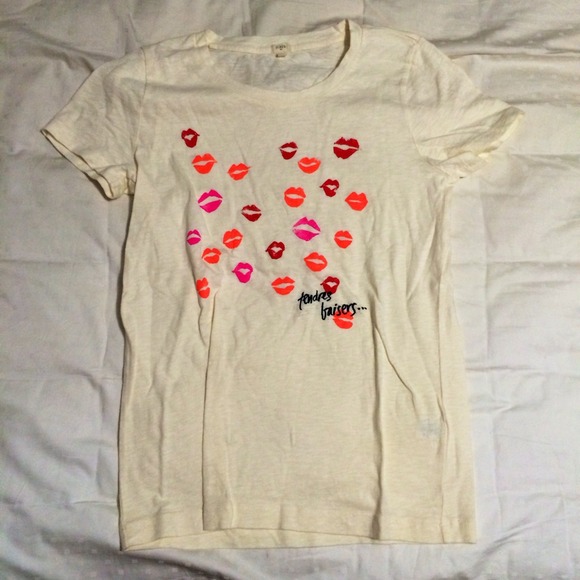 NWOT Jcrew kisses tee