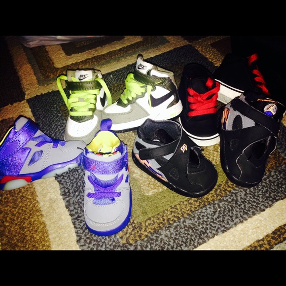 Boys 4c Jordan's, Air Force 1, & Childrens Place