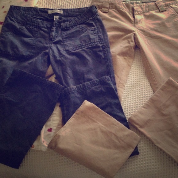 2 pairs of kaki pants