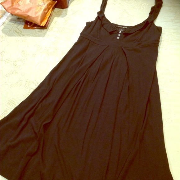 Lucky brand ruffle strap dress