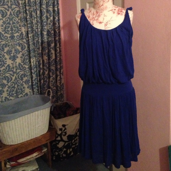 Anthropologie Dresses & Skirts - Royal blue anthropologie dress.