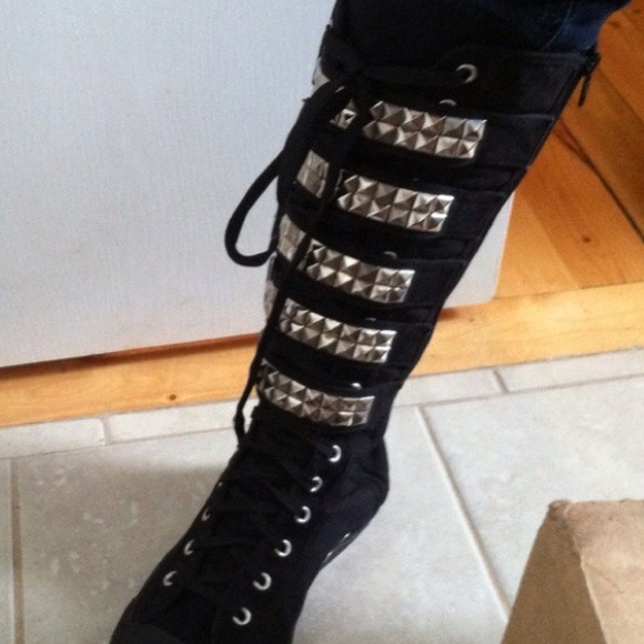 Demonia boots or sneakers with studs