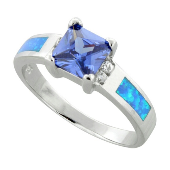 Tanzanite Opal Ring