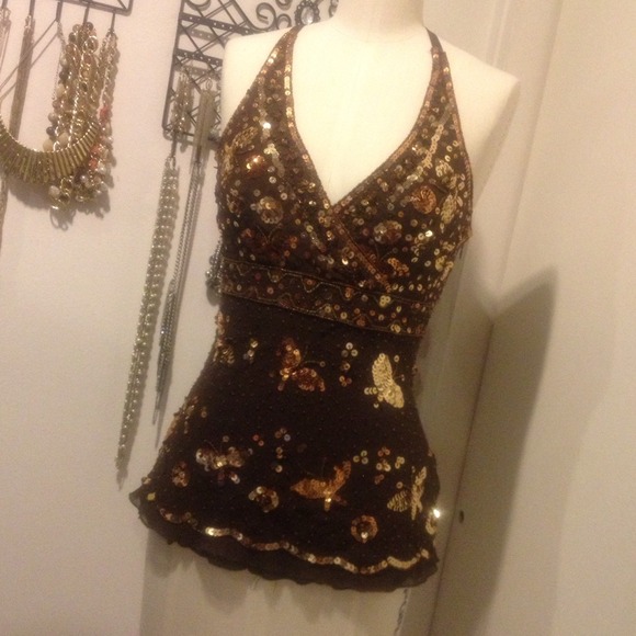 Bebe sequin top - Picture 2 of 4