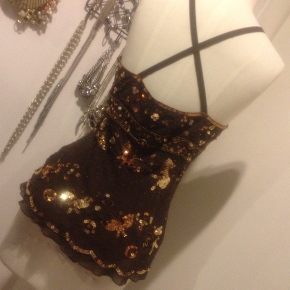 Bebe sequin top - Picture 3 of 4