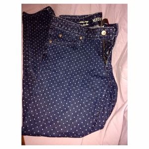 Merona Polka Dot Skinny Jeans