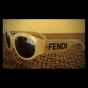 Authentic Vintage Fendi butterscotch sunglasses