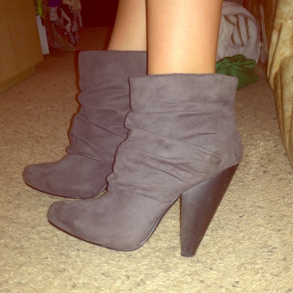 Grey booties